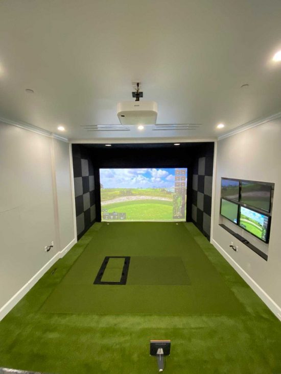 Custom velvet padding with multiple displays and "One Touch" automation - Maryland