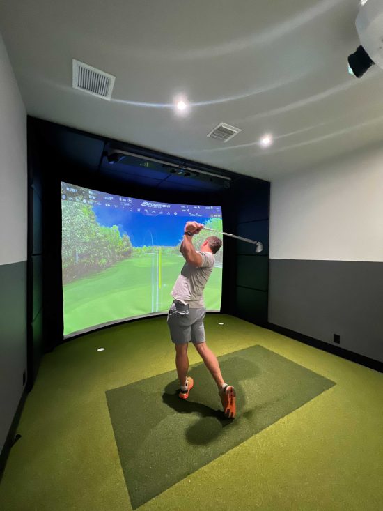 Foresight GCHawk with D2G’s custom curved screen - Florida