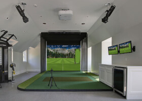 Foresight GCHawk with metal mesh curtains, baffles and high-speed cameras - Connecticut Foresight GCHawk with metal mesh curtains, baffles and high-speed cameras - Connecticut