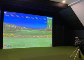 Uneekor EYE XO with baffles and custom pads to cover access door - New York Uneekor EYE XO with baffles and custom pads to cover access door - New York