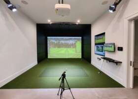 Foresight GCHawk with iPad automation and recessed displays to maximize room width - New York Foresight GCHawk with iPad automation and recessed displays to maximize room width - New York