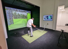 Foresight GCHawk with custom black turf and high-speed cameras - Wisconsin Foresight GCHawk with custom black turf and high-speed cameras - Wisconsin