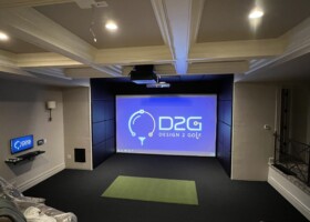Home theater renovation now combines swinging and viewing in one place - Virginia Home theater renovation now combines swinging and viewing in one place - Virginia