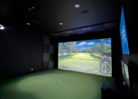 Trackman installation with custom designed wall pads - Texas Trackman installation with custom designed wall pads - Texas