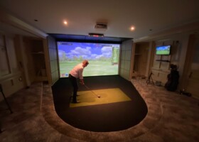 Uneekor custom simulator and home theater - New Jersey Uneekor custom simulator and home theater - New Jersey