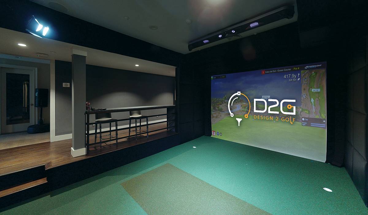 custom golf simulator