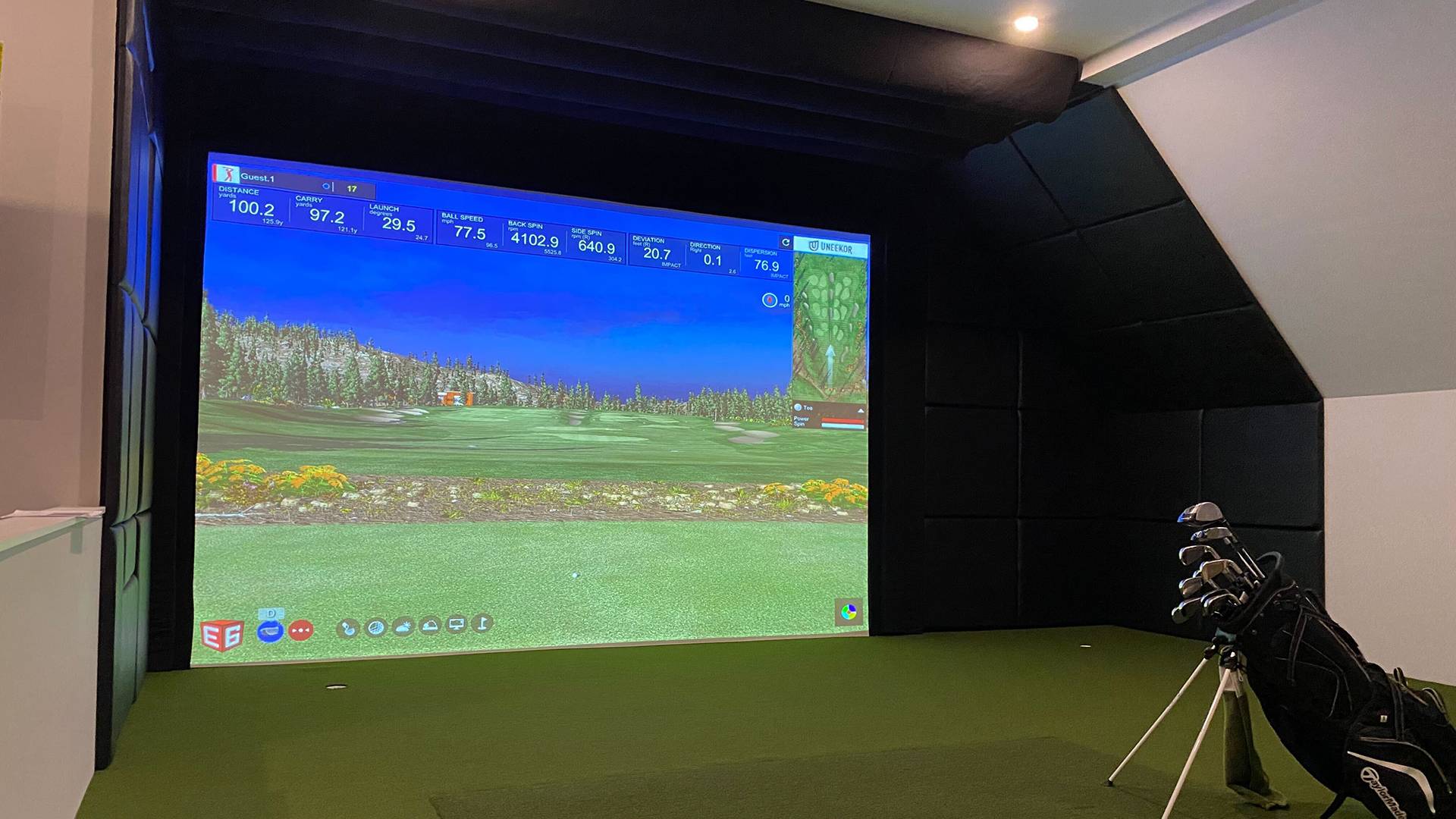 golf simulation design