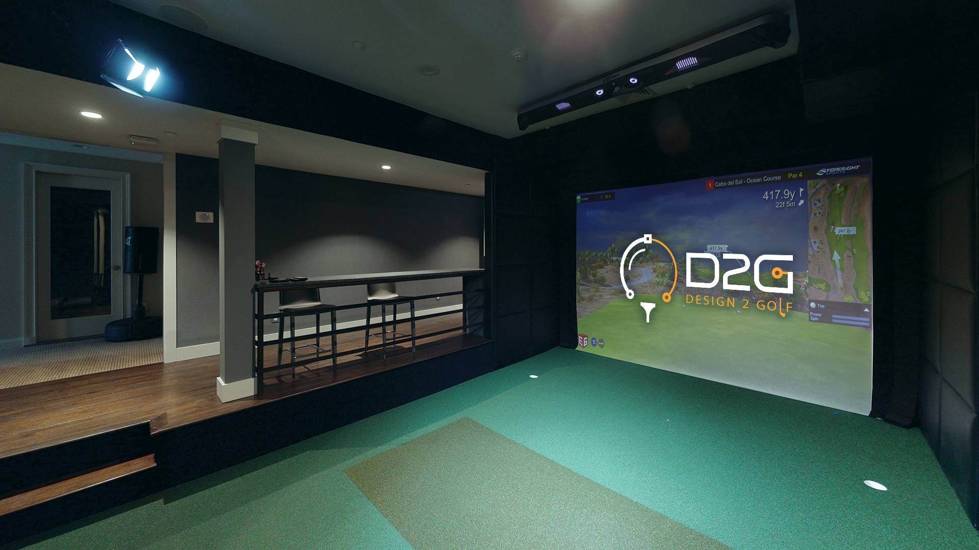 golf simulation design