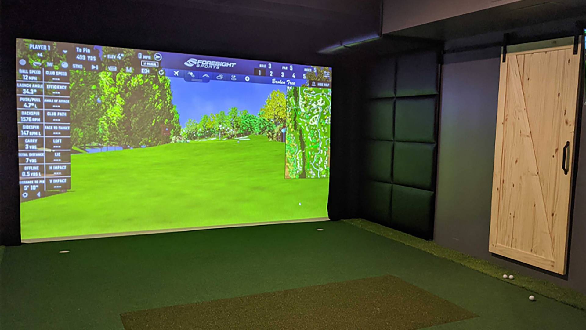 golf simulation design