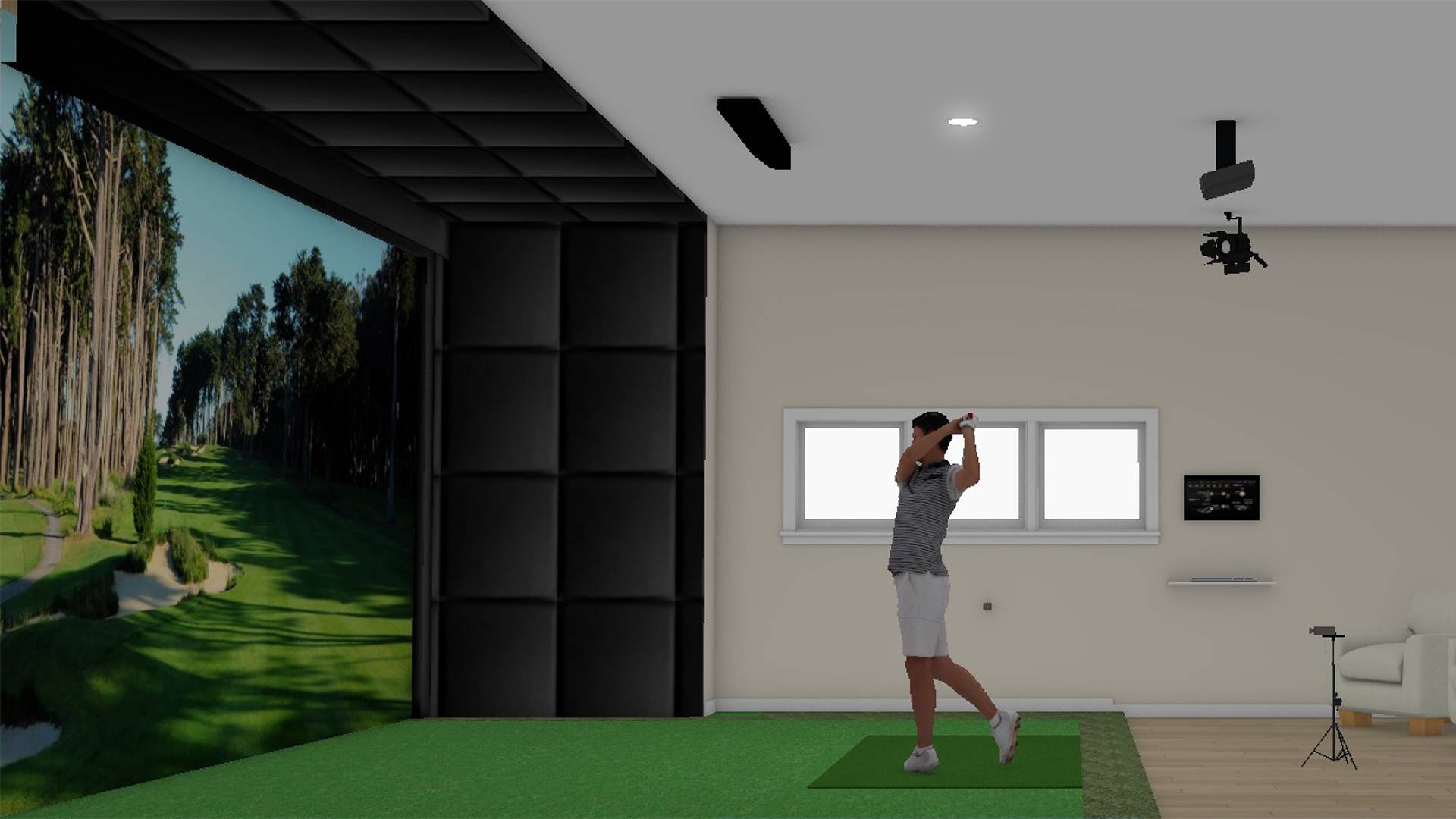 golf simulation design