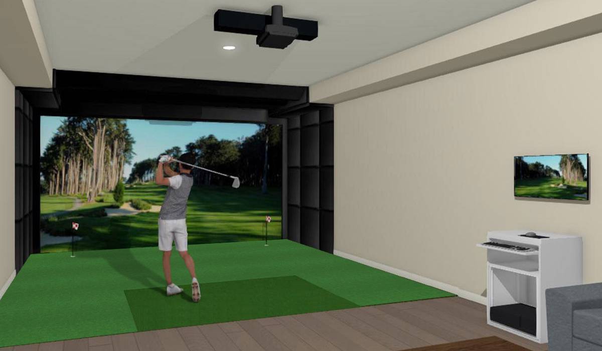 custom golf simulator