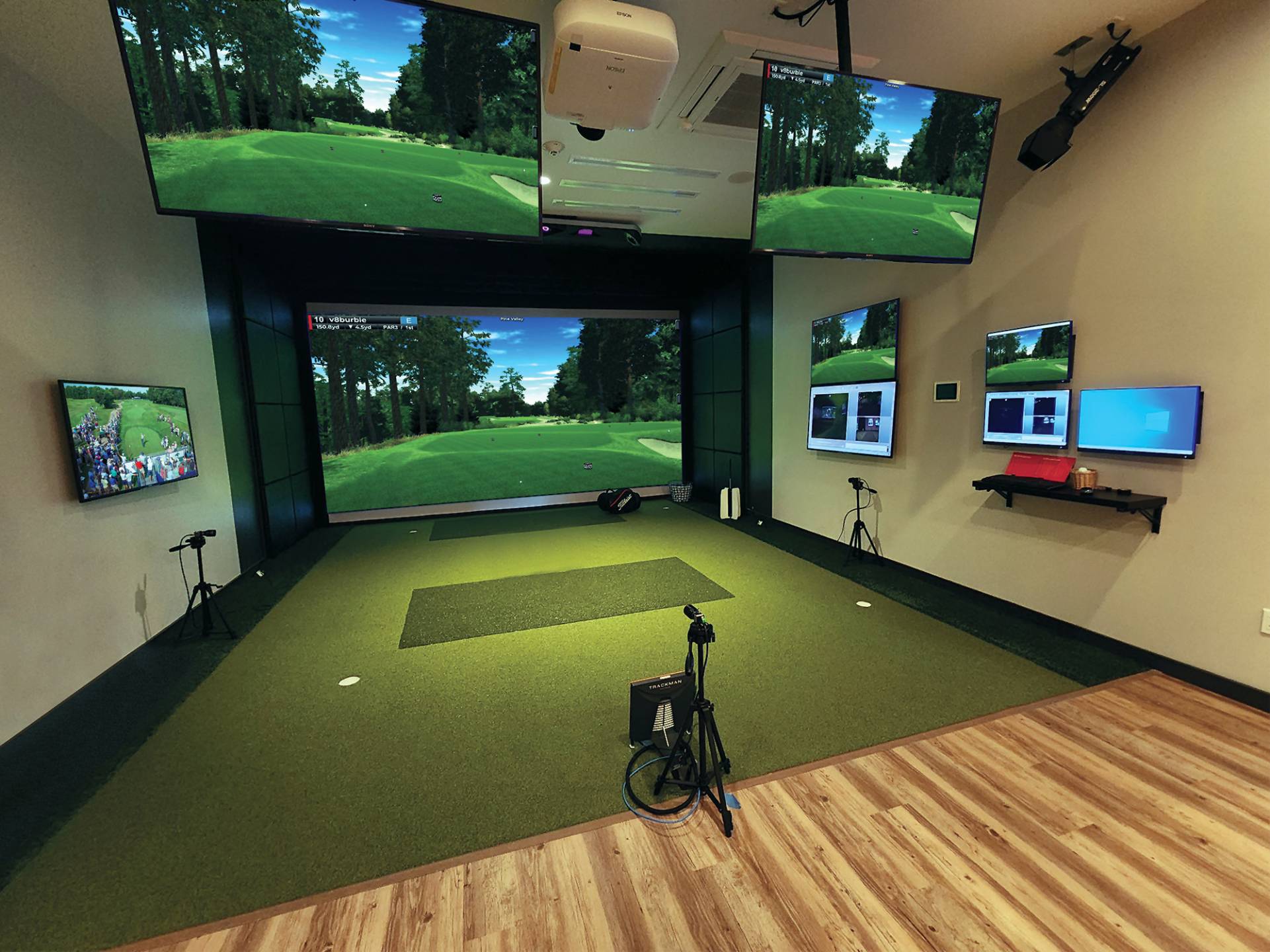 custom golf simulator